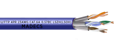 U/FTP 4PR 23AWG Cat.6А 0.57BC LSZH(LSOH) 