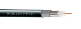 Кабель коаксиальный  SAT 703PE/XWDXpek75-1,13/4,8 (BC)